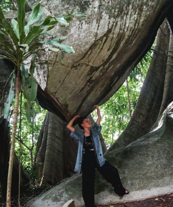 Randonnée au parc Archéologique